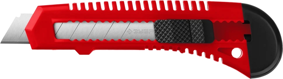 Нож 18 мм, сдвижной фиксатор Мастер ЗУБР