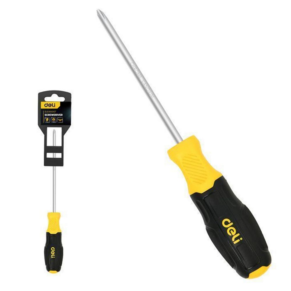 Отвертка Torx T20x100 мм Deli DL6310020T сталь Cr-V, двухкомпонентная прорезиненная рукоять
