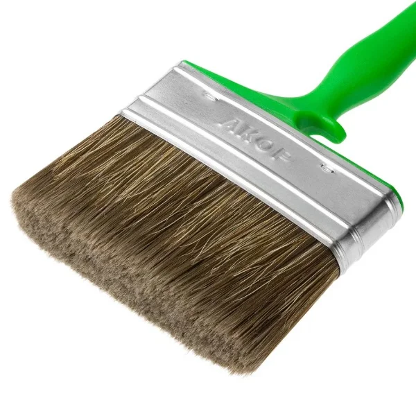 Кисть плоская 50х15 мм Работы по дереву Акор Мастер смешанная щетина
