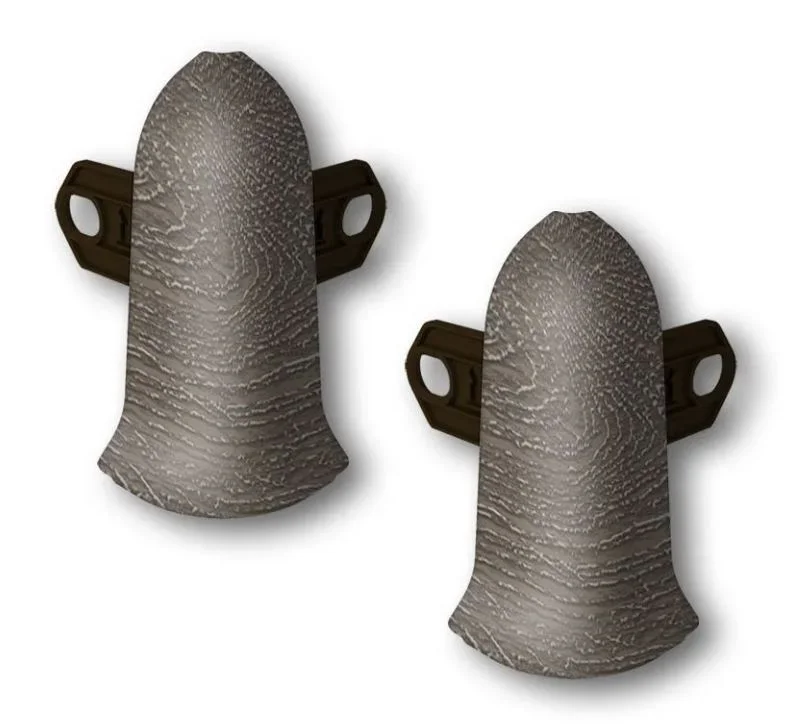 Угол наружный для плинтуса 55мм Идеал Классик, 209 Дуб мореный (2шт.флоуп.)