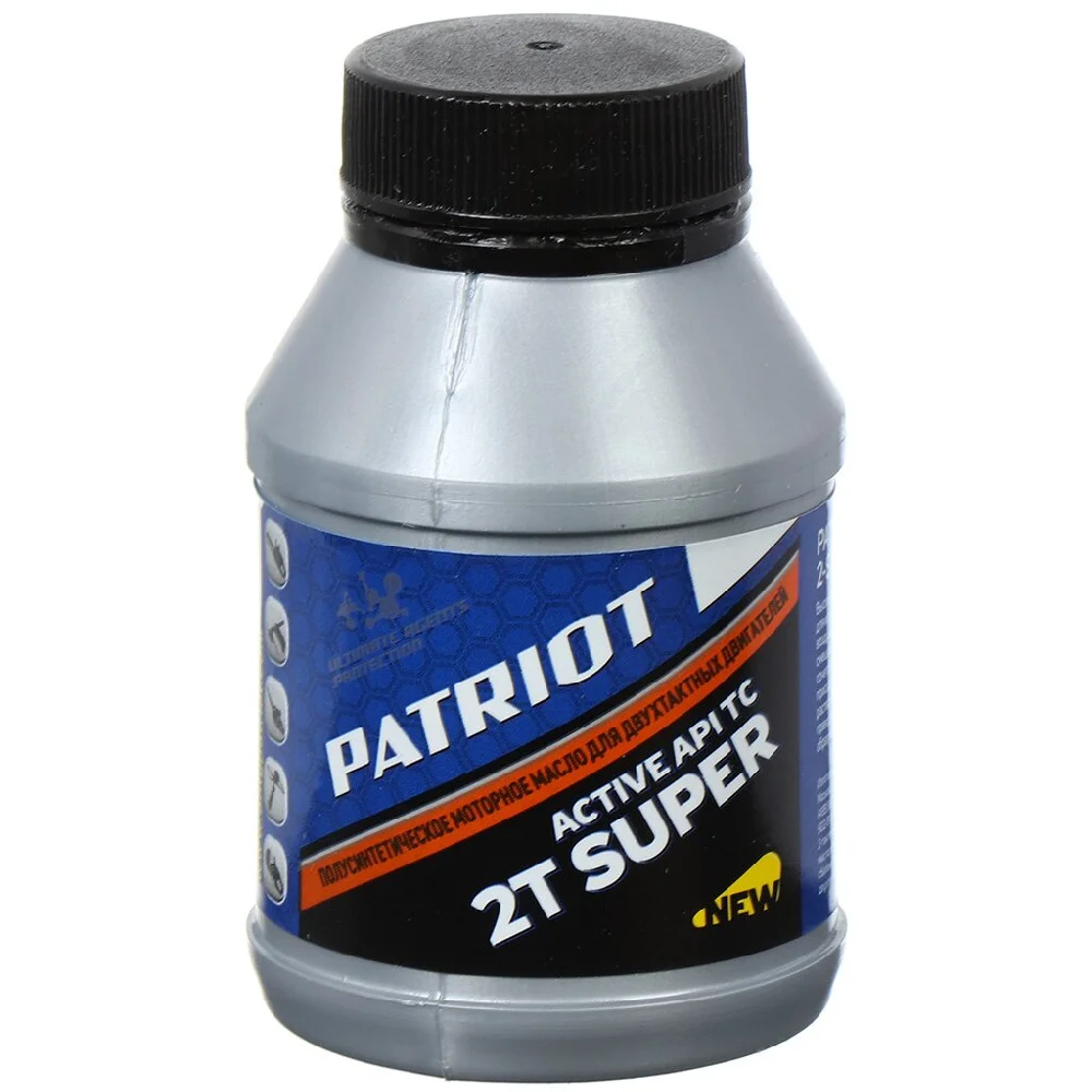 Масло машинное для 2-х тактных двигателей Patriot Power Super Active 2T  0,1л