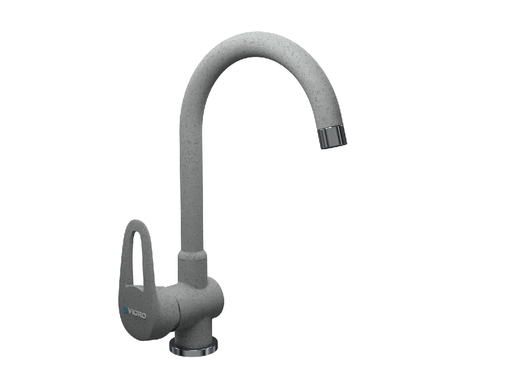 Смеситель для кухни VIGRO VG902, серый