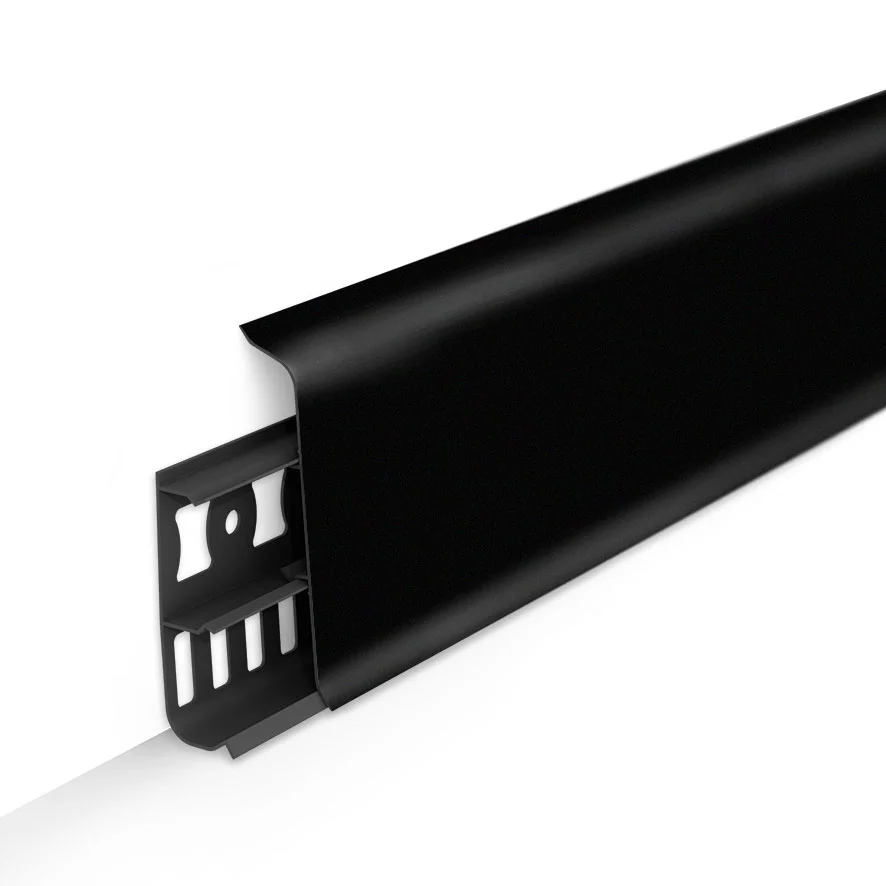 Плинтус напольный 70мм 2,2м Деконика, 007 Черный