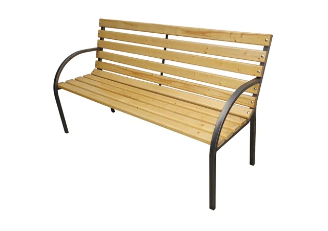 Скамейка садовая №1 1500*410*900мм (темное дерево)