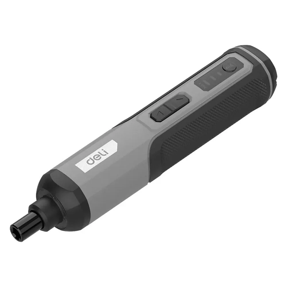 Отвертка аккумуляторная Deli DC161 (4В, 2Ач, 5Нм, 300об/мин, Type-C, набор бит 24 шт, кейс)