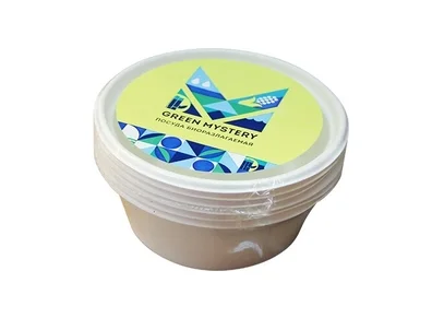 Набор одноразовых тарелок столов. GREEN MYSTERY  130 мм, 6 шт