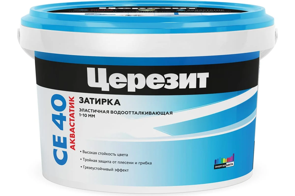 Затирка CE 40 Aquastatic "Фламинго 33" ЦЕРЕЗИТ ведро 2 кг