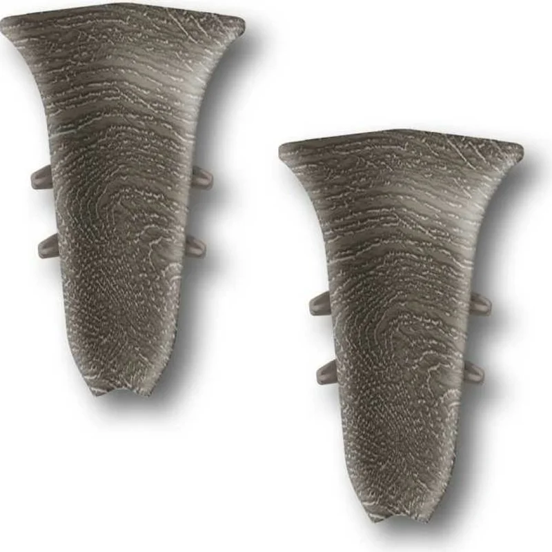 Угол внутренний для плинтуса 55мм Идеал Классик, 209 Дуб мореный (2шт.флоуп.)