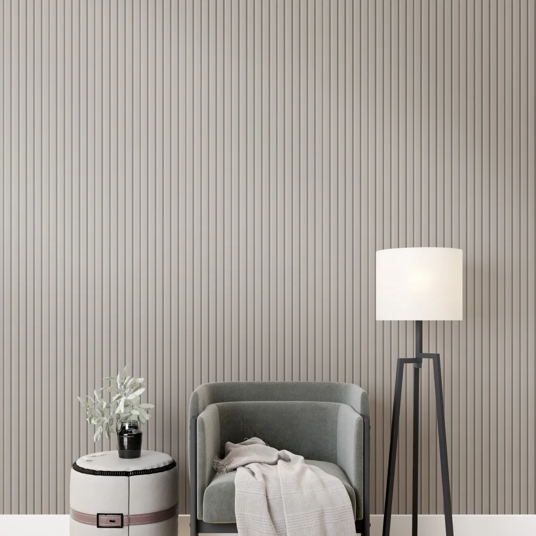 Профиль финишный МДФ Stella Beats De Luxe Sandgrau 2700*77*16 (4шт)