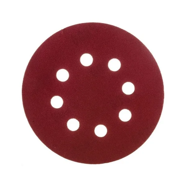 Круг шлифовальный на липучке перфорированный d 125 Р100 (100 шт)