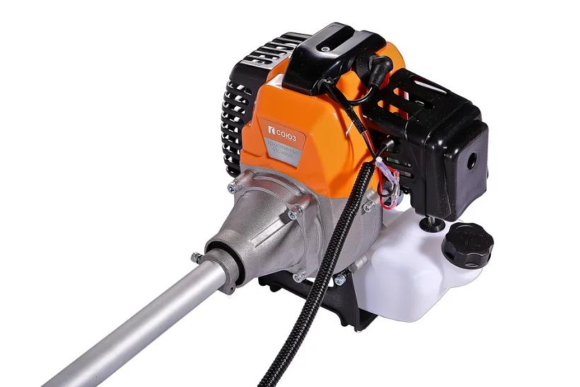 Триммер бензиновый СОЮЗ БТС-9062Л, 62 см3, 5 кВт/6,8 л.с. фреза/леска