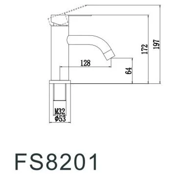 Смеситель для кухни Fmark FS8201W, сатин, белый