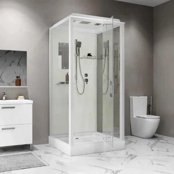 Душевая кабина Niagara Standart ST100/15Q 100*100*215 квадрат, поддон 15см, белый