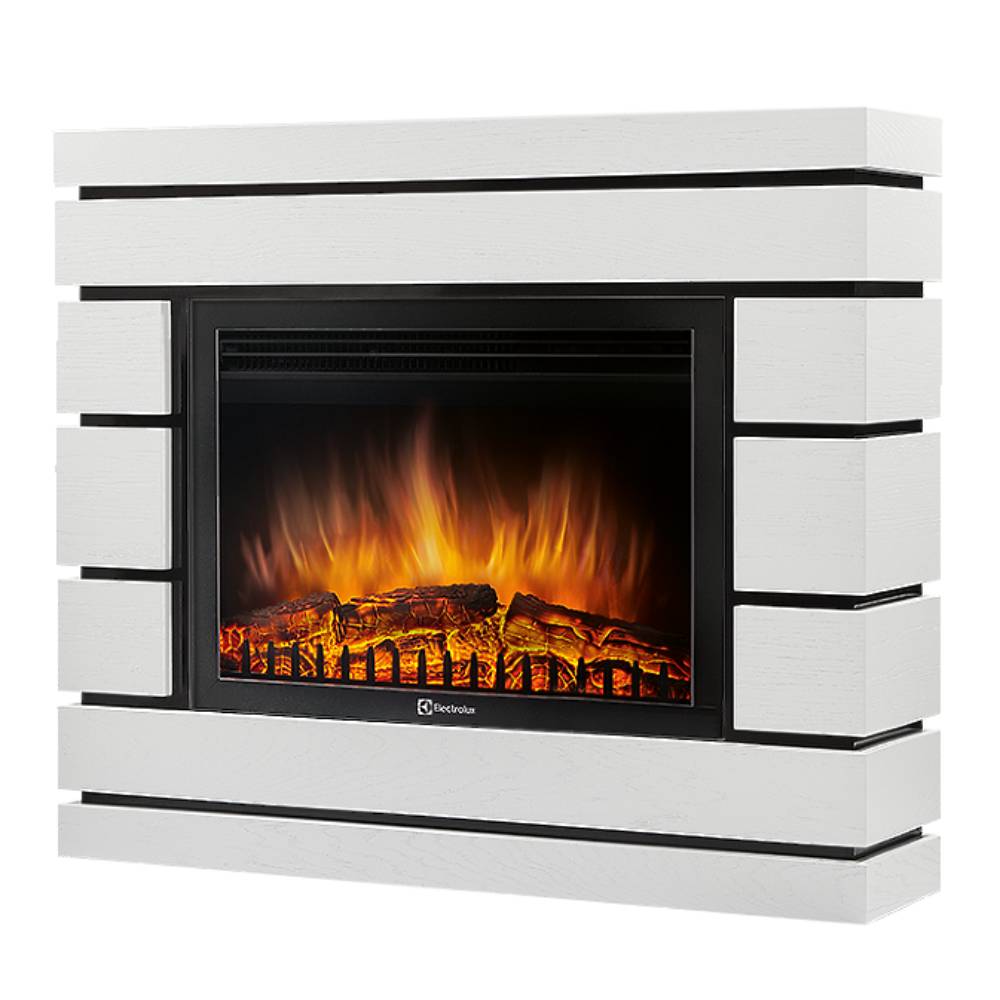 Портал Firelight Moderno 25, шпон белый дуб