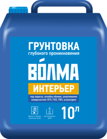 Грунтовка ВОЛМА-Интерьер 10л (50)