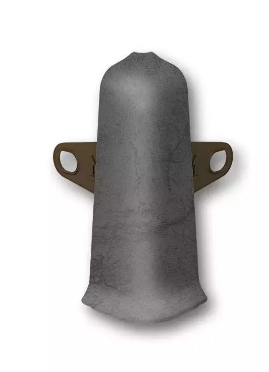 Угол наружный для плинтуса 70мм "Деконика", 548 Лофт серый (2шт. флоуп.)