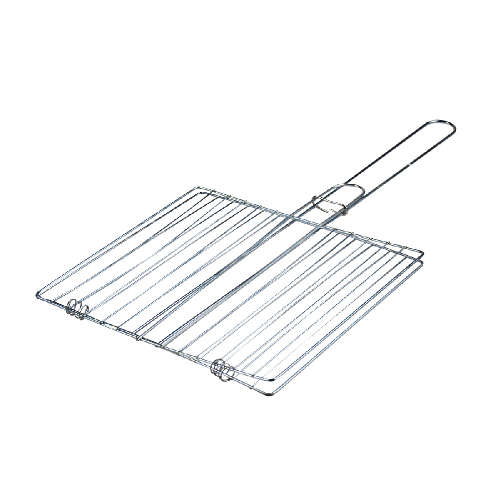 Решетка гриль Euroshop с железной ручкой, 22*20 см