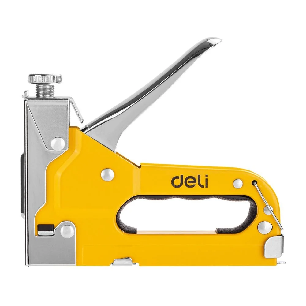 Степлер мебельный Deli DL238105 с набором скоб + антистеплер 