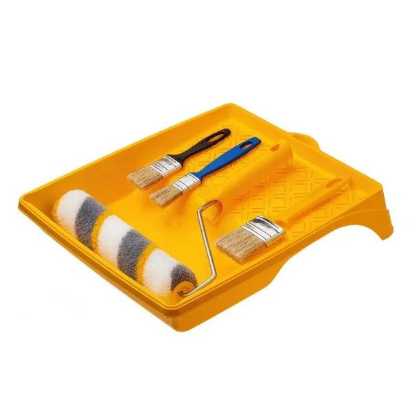 Набор малярный Русский маляр -240 (валик, ванночка, 3 кисти)