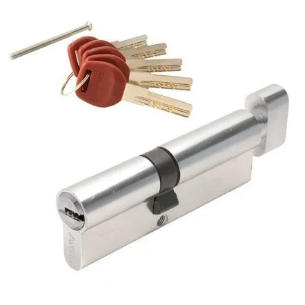 Цилиндровый механизм (личина) Avers JM-90(40/50C)-C-CR хром