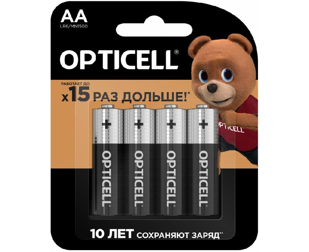 Батарейка Opticell LR06/316 BL4 тип АА, 4шт.