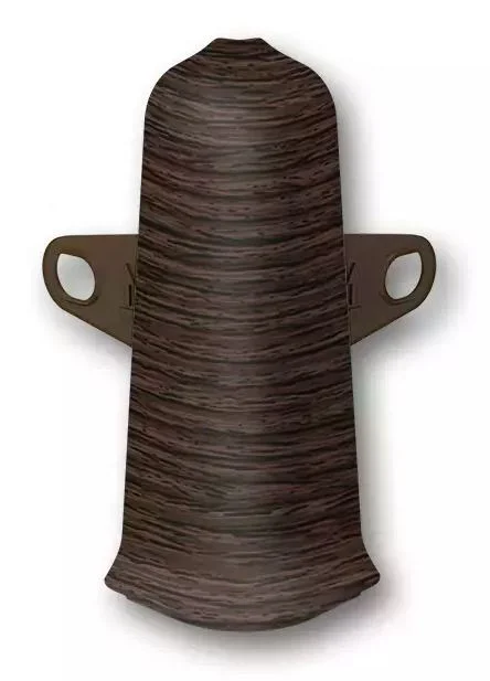 Угол наружный для плинтуса 70мм Деконика, 301 Венге (2шт. флоуп.)