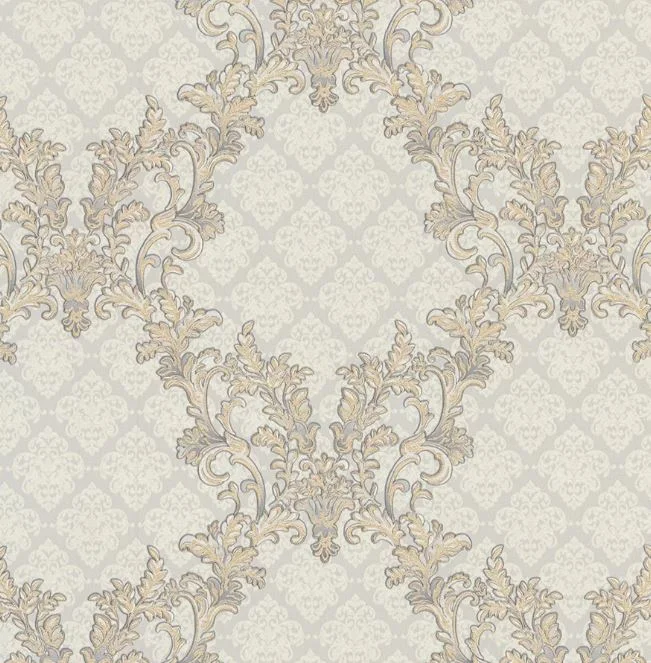 Обои Monte Solaro Charlotte виниловые на флизелиновой основе 1,06*10,05 м, серо-бежевый 9185-11 (6)
