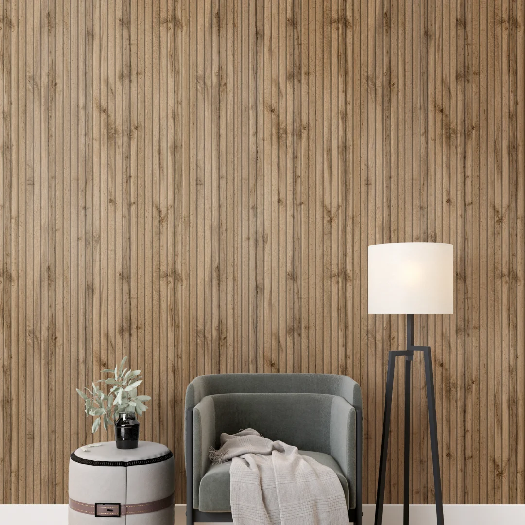 Профиль финишный МДФ Stella Beats Light Пекан 2700*77*16 (4шт)