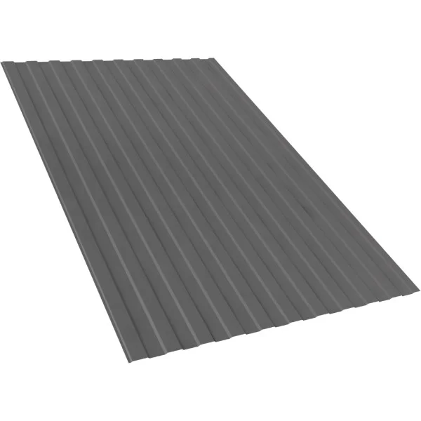 Профлист С8 RAL 7024 графитовый серый 1500*1200мм (эконом)