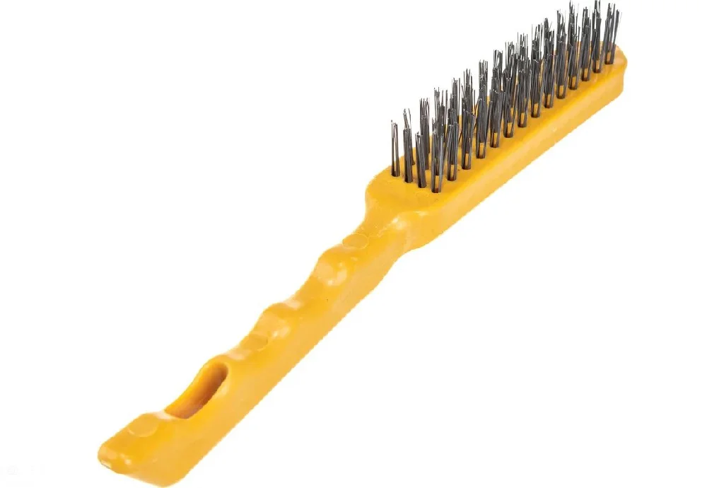 Щетка по металлу, 4-х рядная