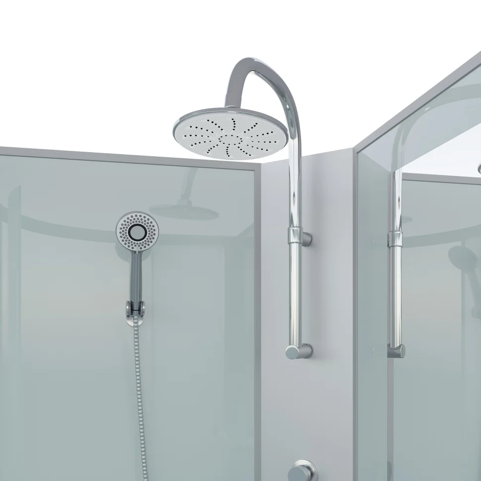 Душевая кабина Niagara Classic NG-33084-14RBKT 100х80х210, средний поддон 26 см, стекло матовое