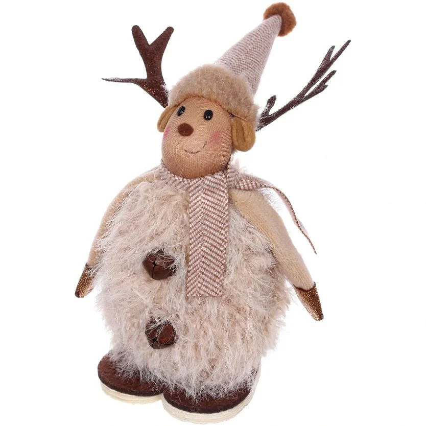 Фигурка Оленьи рога 17 см, коричневый