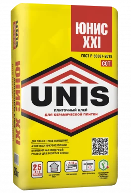 Клей плиточный " Юнис XXI" 25кг