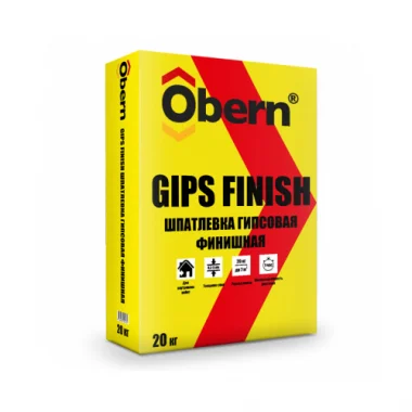 Шпатлевка финишная гипсовая GIPS FINISH OBERN 20кг