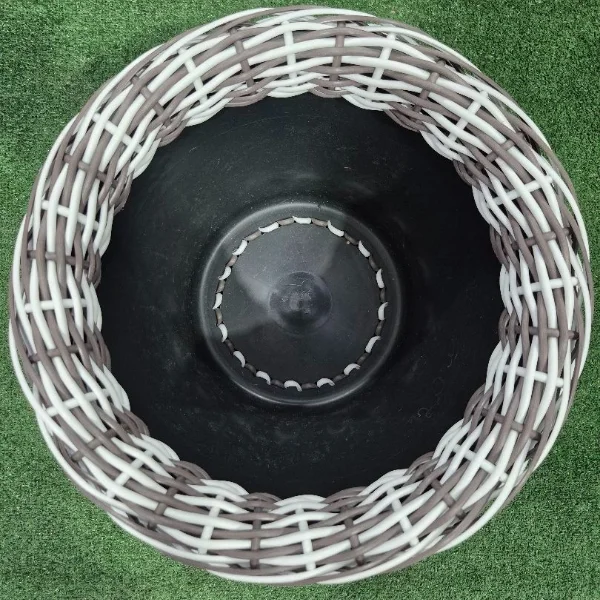 Кашпо плетеное из ротанга 20 л, в ассортименте