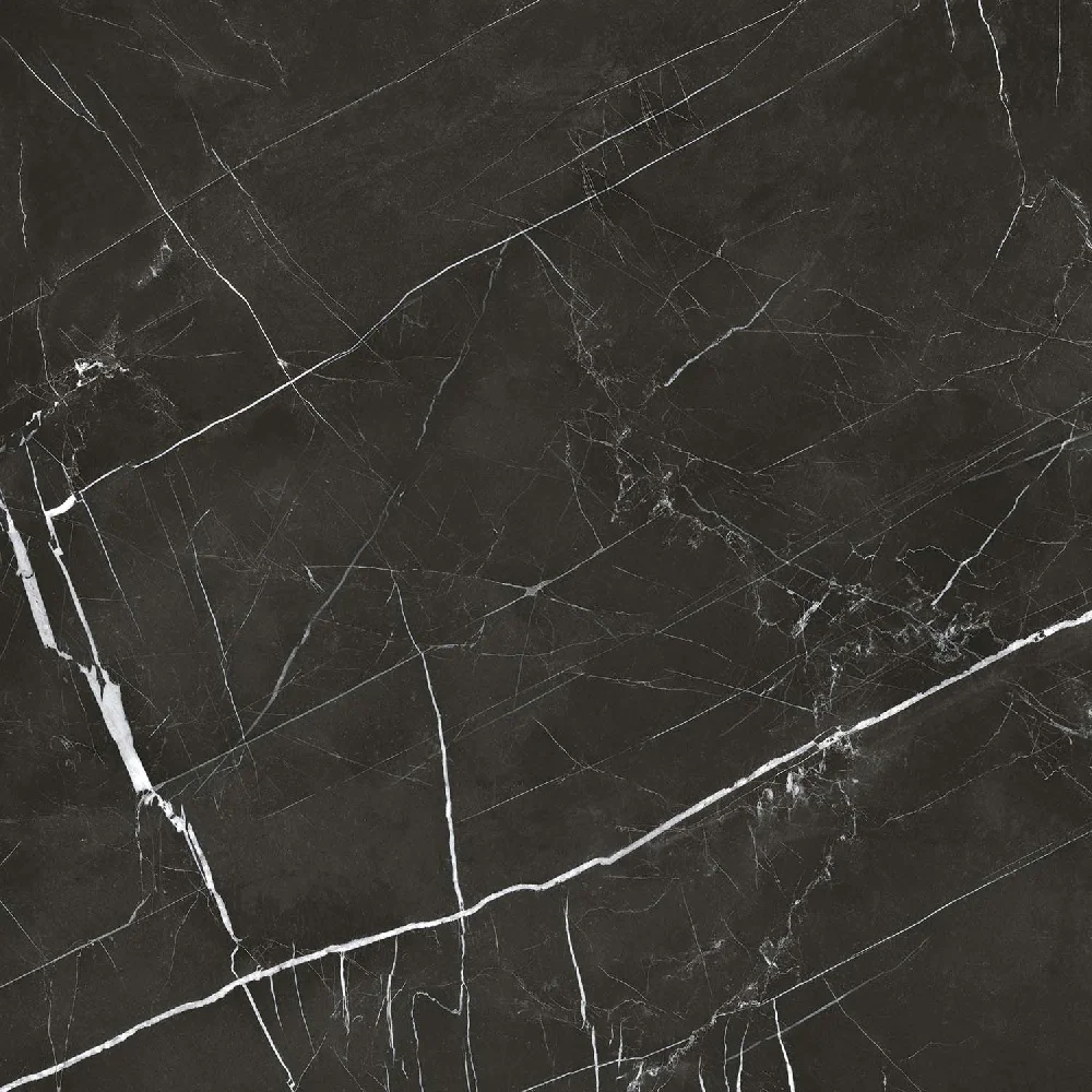 Керамогранит Pieza Ceramica Royal Black 600*600*9,5мм, матовая (1,44м²/4шт/уп)