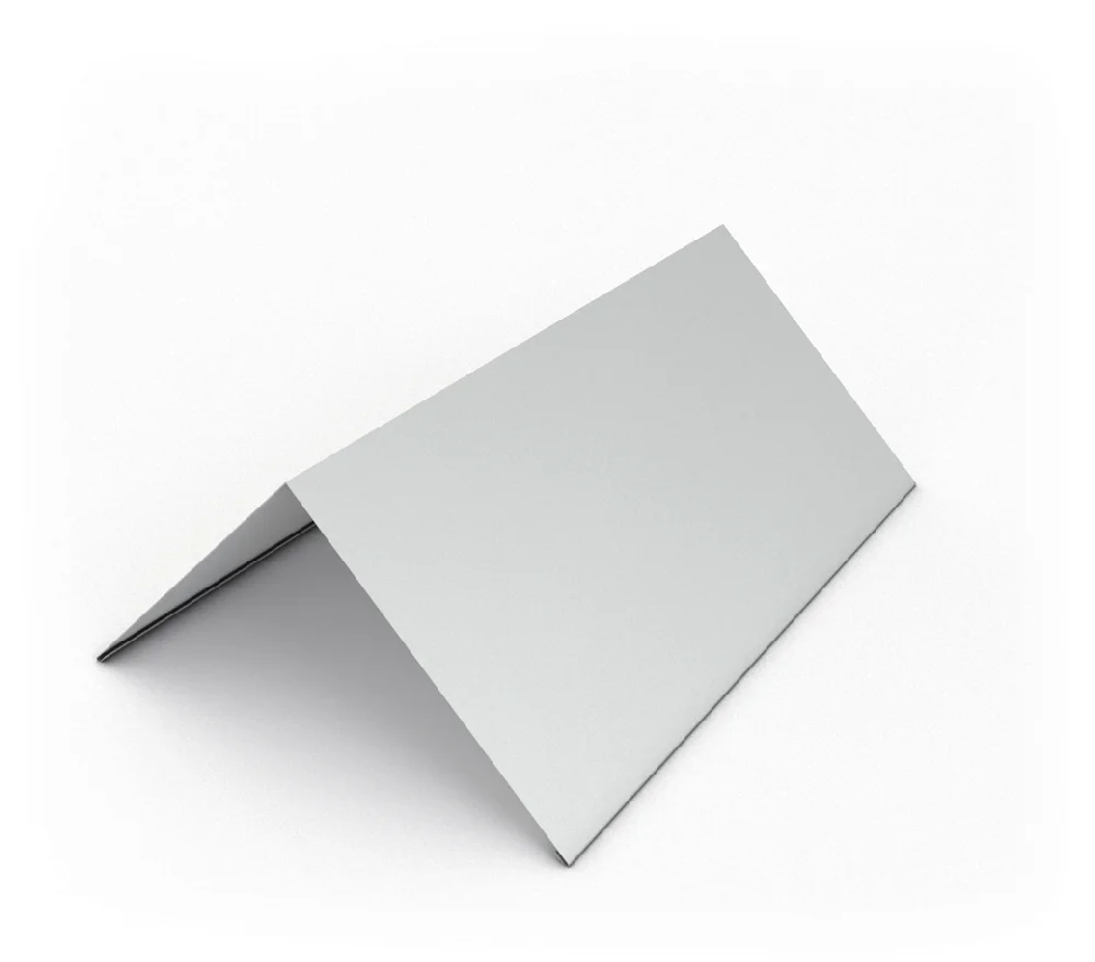 Конек металл RAL 9003 белый  2000*150мм