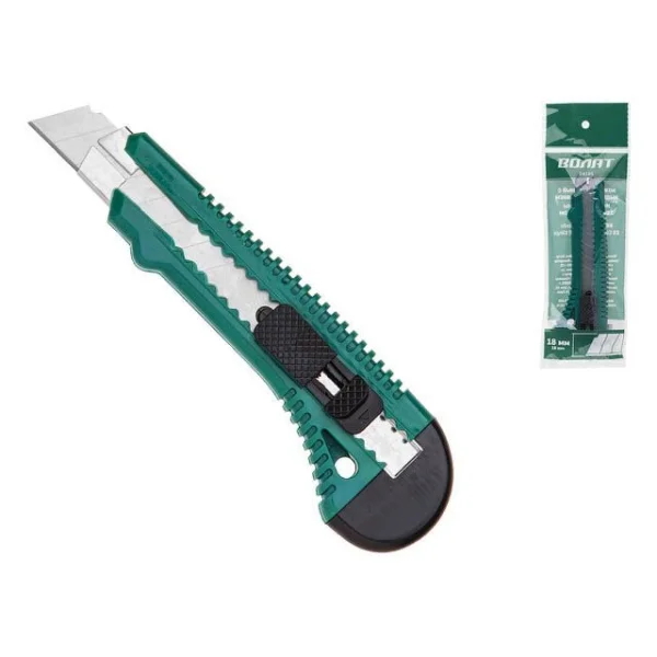 Нож 18 мм, механический фиксатор ВОЛАТ