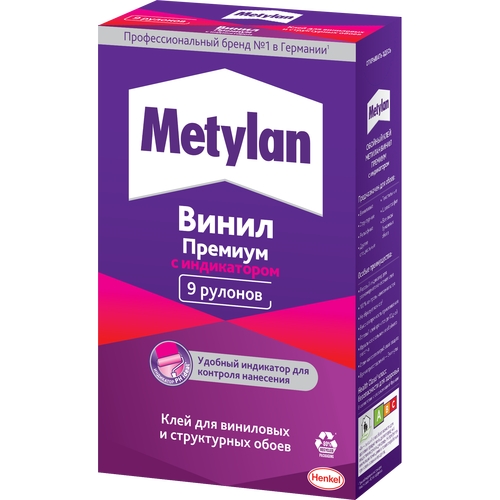Клей для обоев METYLAN Винил премиум, универсальный, с индикатором, 300г