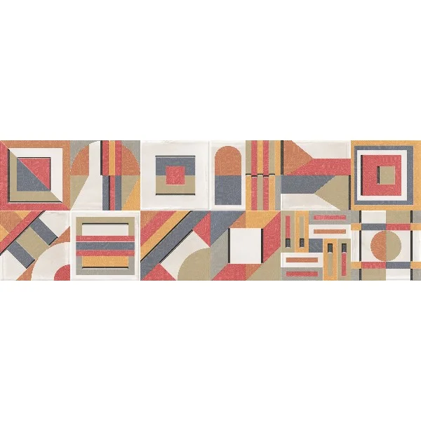 Плитка керамическая настенная Линдберг паттерн 20х60х0,95 см (0,84 кв м) 7 шт/уп