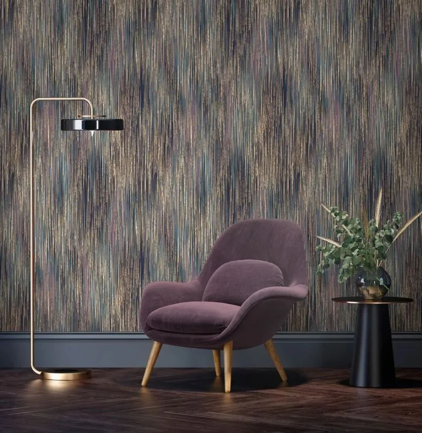 Обои WallSecret Comfort Avrora виниловые на флизелиновой основе 1,06*10,05 м, мультикол. 8772-18 (6)