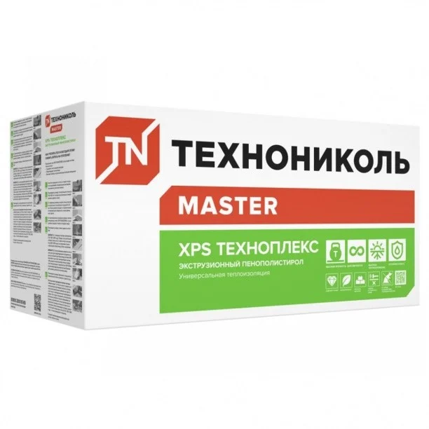 Утеплитель экструзионный ТЕХНОПЛЕКС 1180*580*100мм (4шт/упак) 2.73м²