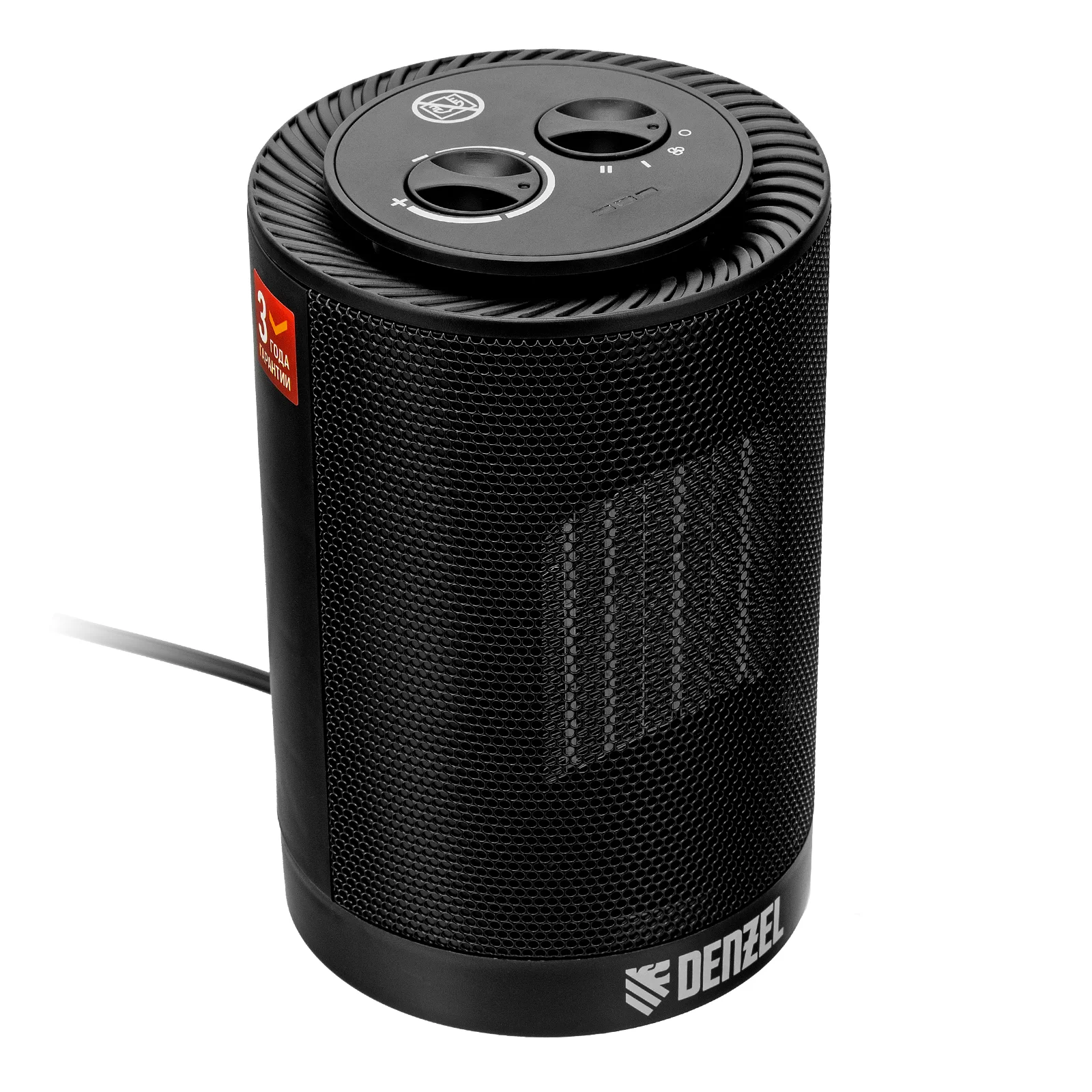 Тепловентилятор керамический DTFC-1200S, 3 режима, нагрев 600-1200 Вт, Denzel