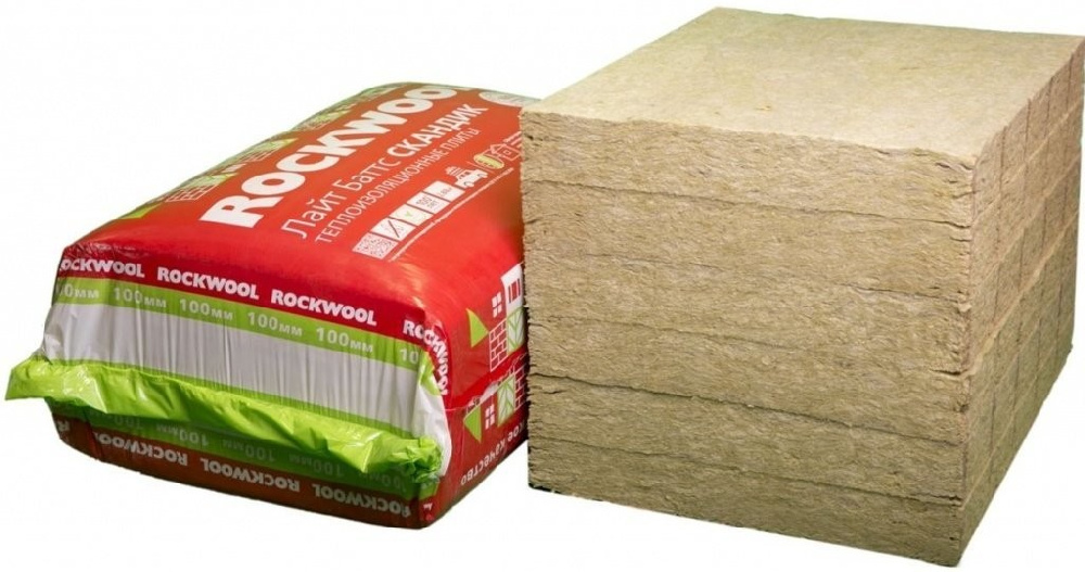 Утеплитель ROCKWOOL-СКАНДИК 35кг/м.куб.(600*800*100мм)6шт/2.88м²(36)