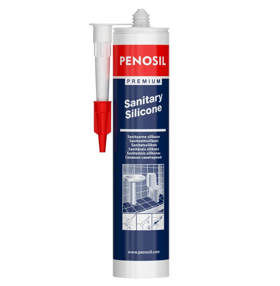Герметик силиконовый санитарный Penosil Sanitary Silicone бесцветный 280 мл