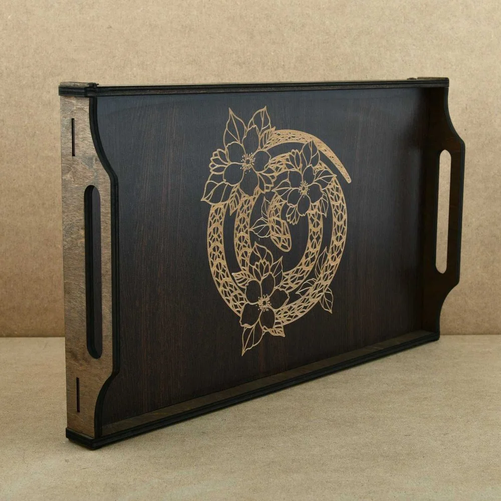 Поднос на ножках Гарафена 30*50*7,5см