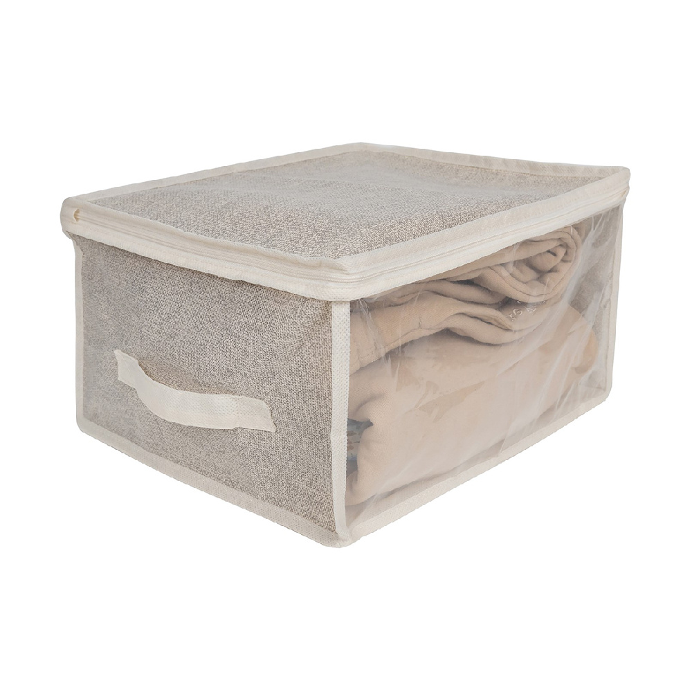 Кофр для хранения EG Linen с крышкой, 28*30*16 см