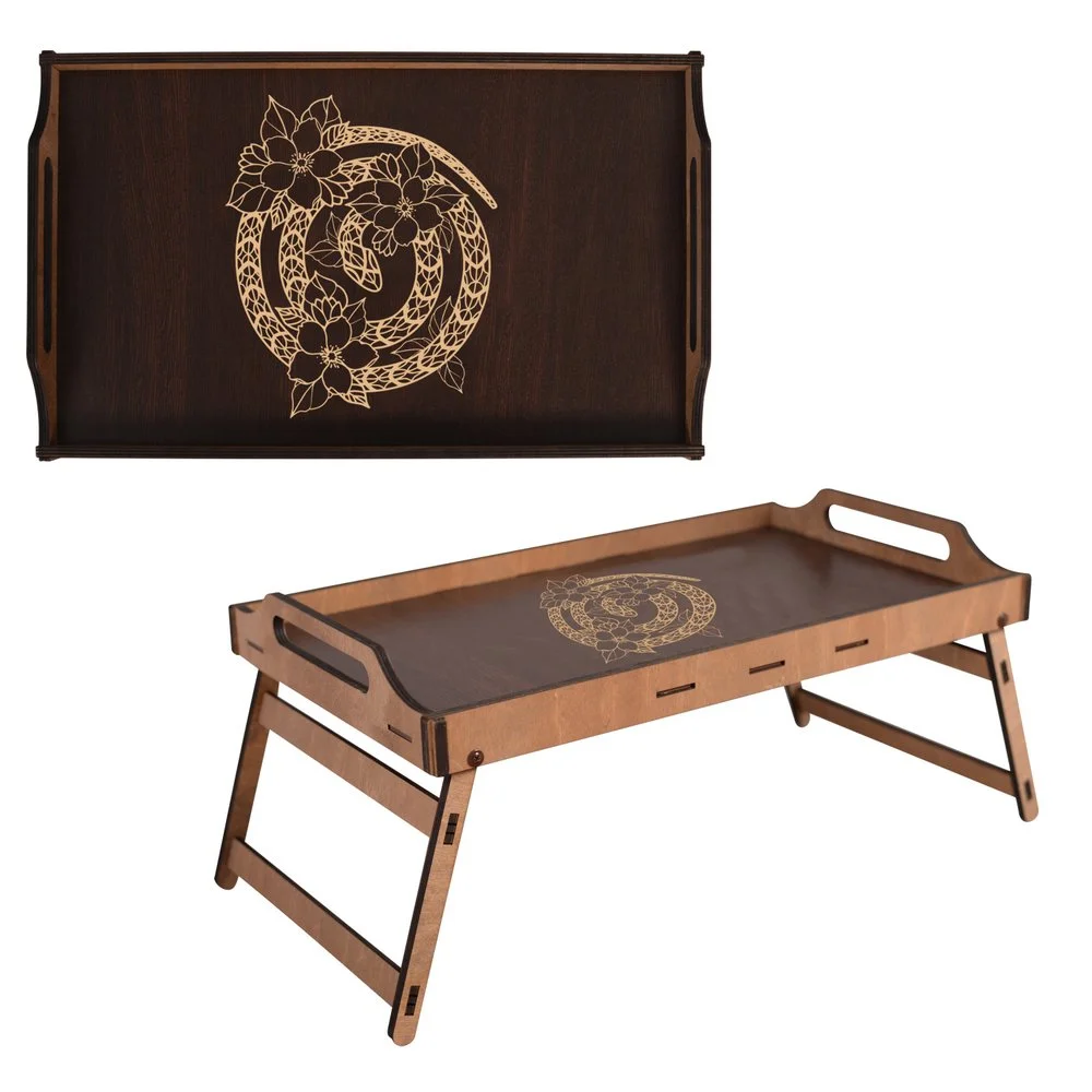 Поднос на ножках Гарафена 30*50*7,5см