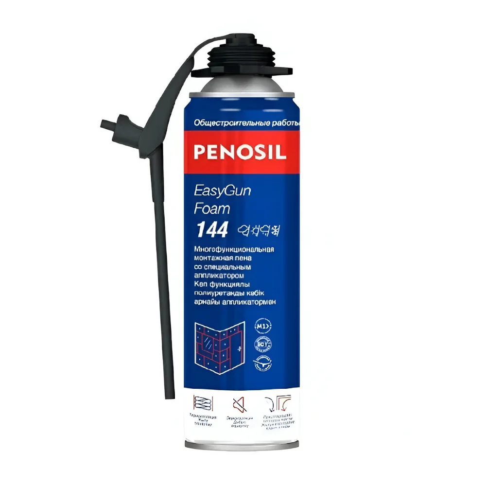 Пена монтажная профессиональная Penosil EasyGun Foam 144 всесезонная 500 мл