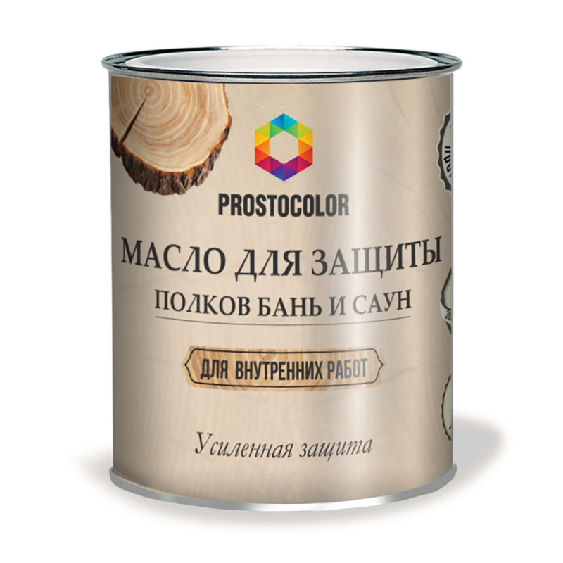 Масло для бань и саун "Простоколор" 0,75 л